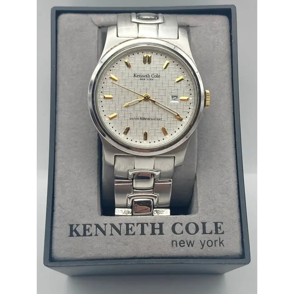 Kenneth Cole New York KC3313 Men's Watch 38mm - Fresh Battery WR 50m Date
